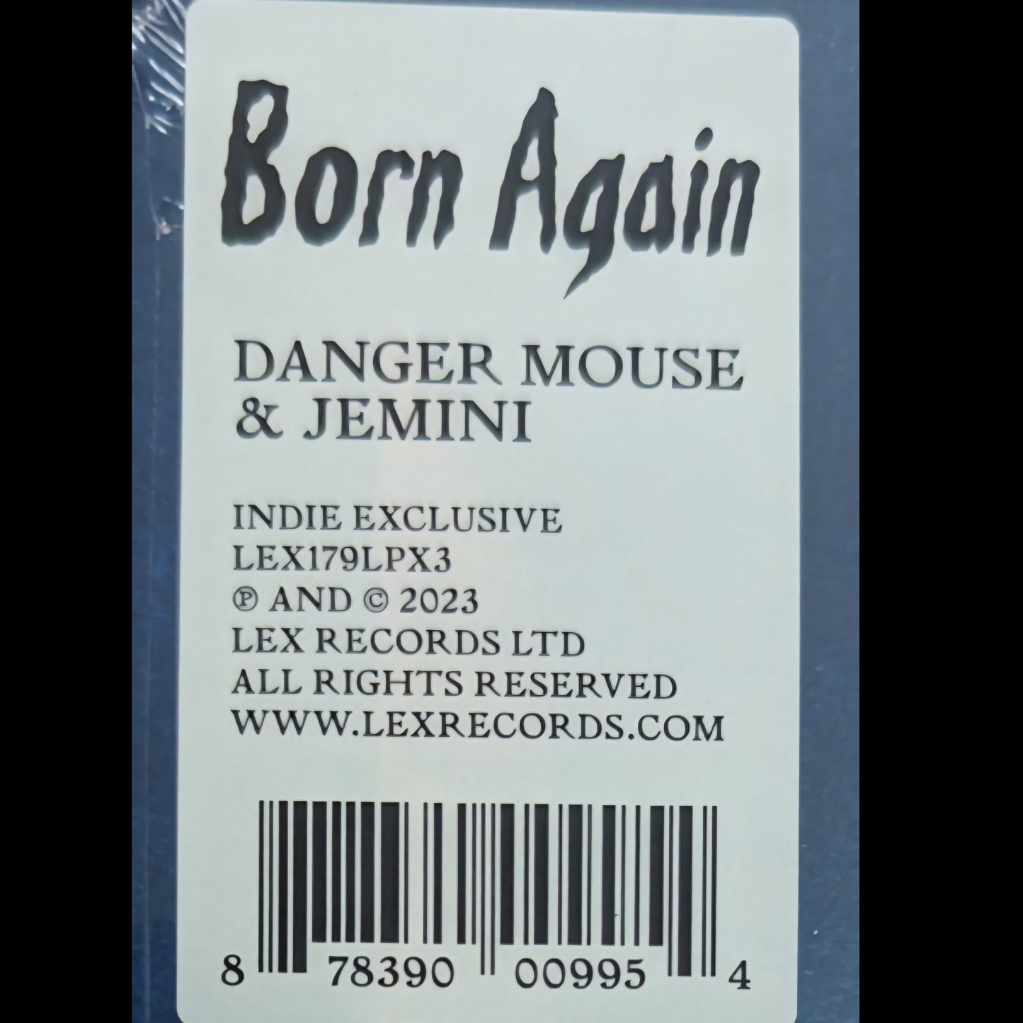 DANGER MOUSE & JEMENI : BORN AGAIN LTD LP 180G BLUE VINYL
