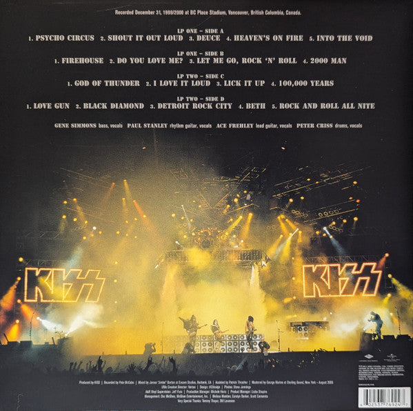 KISS : ALIVE - THE MILLENIUM CONCERT 2LP 180G