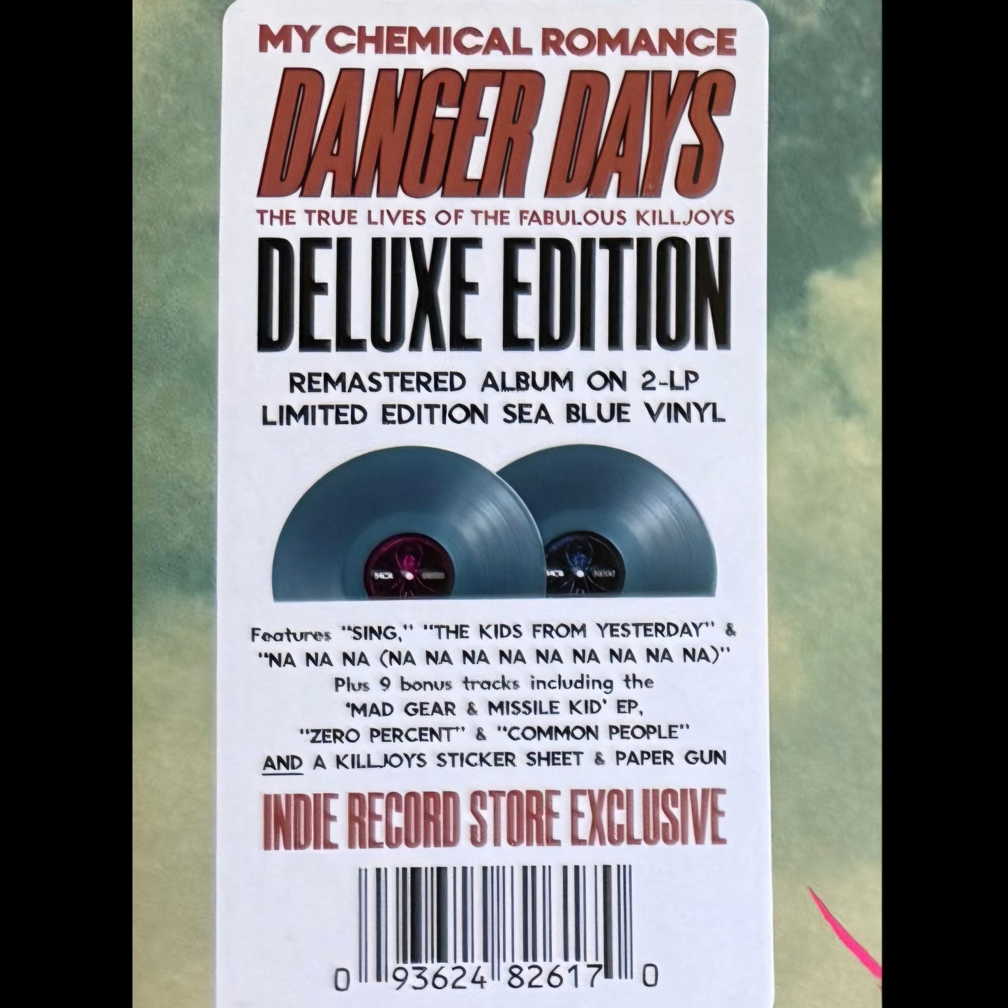 MY CHEMICAL ROMANCE : DANGER DAYS - THE TRUE LIVES OF THE FABULOUS KILLJOYS LTD REMASTERED DELUXE INDIE EXCLUSIVE 2LP 180G SEA BLUE VINYL
