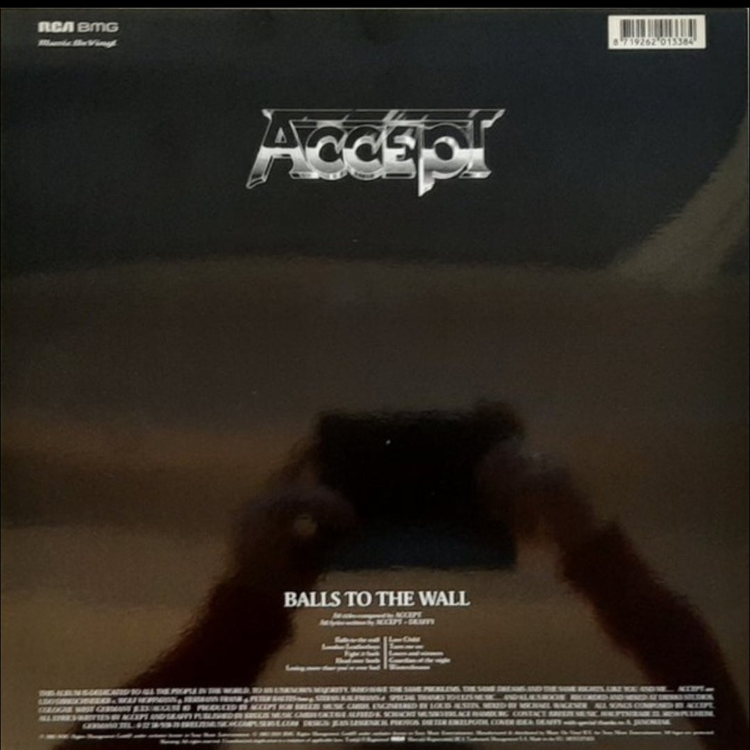 ACCEPT : BALLS TO THE WALL LP 180G