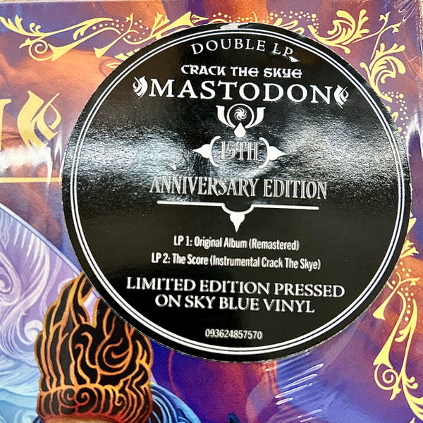 MASTODON : CRACK THE SKYE LTD 15TH ANNIVERSARY 2LP 180G SKY BLUE VINYL