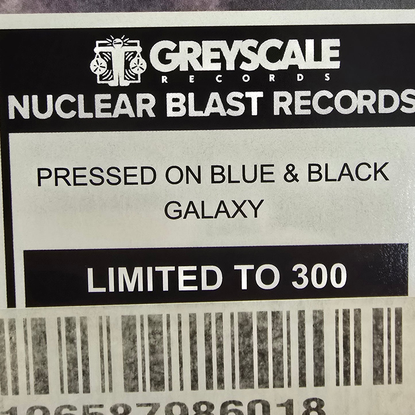MELANCOLIA : HISS THROUGH ROTTEN TEETH LTD LP 180G BLUE & BLACK GALAXY VINYL