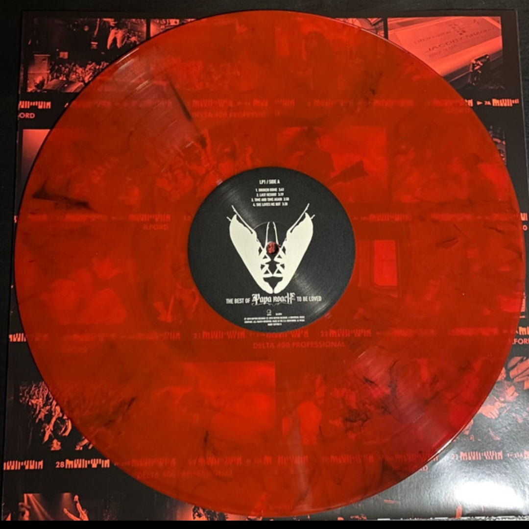 PAPA ROACH : TO BE LOVED - THE BEST OF 2LP 180G RED BLACK SPLATTER VINYL