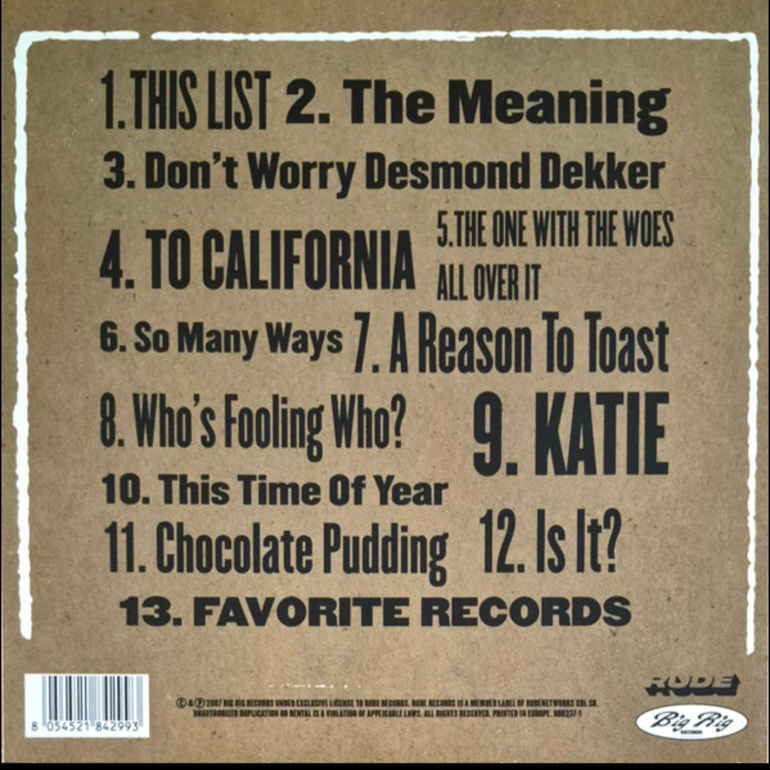 THE MIGHTY MIGHTY BOSSTONES : MEDIUM RARE LP 180G