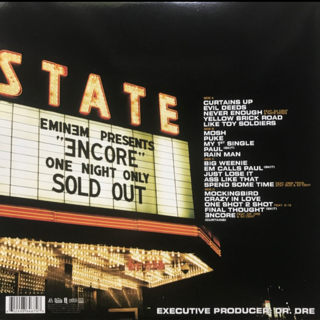 EMINEM : ENCORE 2LP 180G