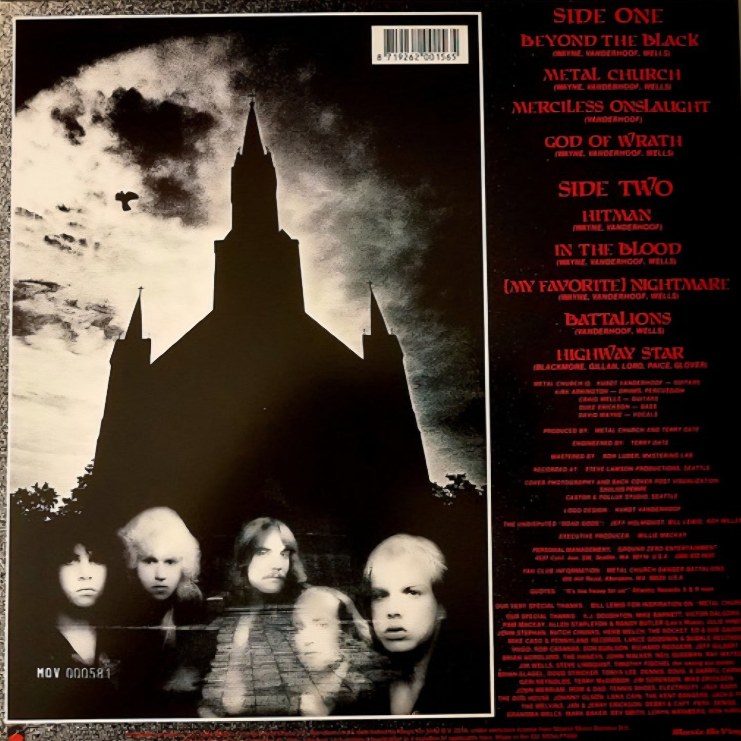 METAL CHURCH : METAL CHURCH LP 180G
