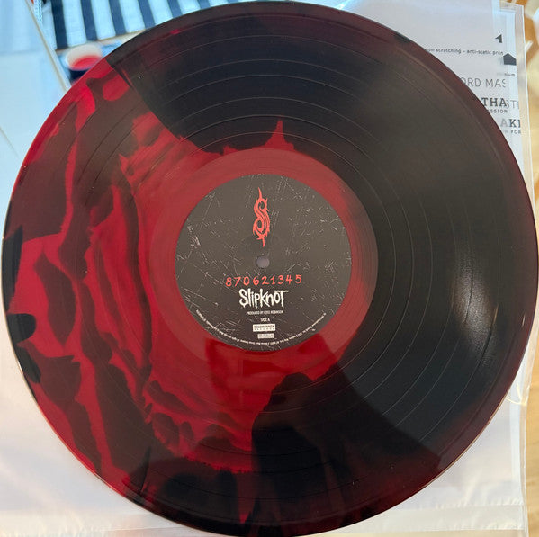 SLIPKNOT : SLIPKNOT LTD 25TH ANNIVERSARY 2LP RED BLACK VINYL