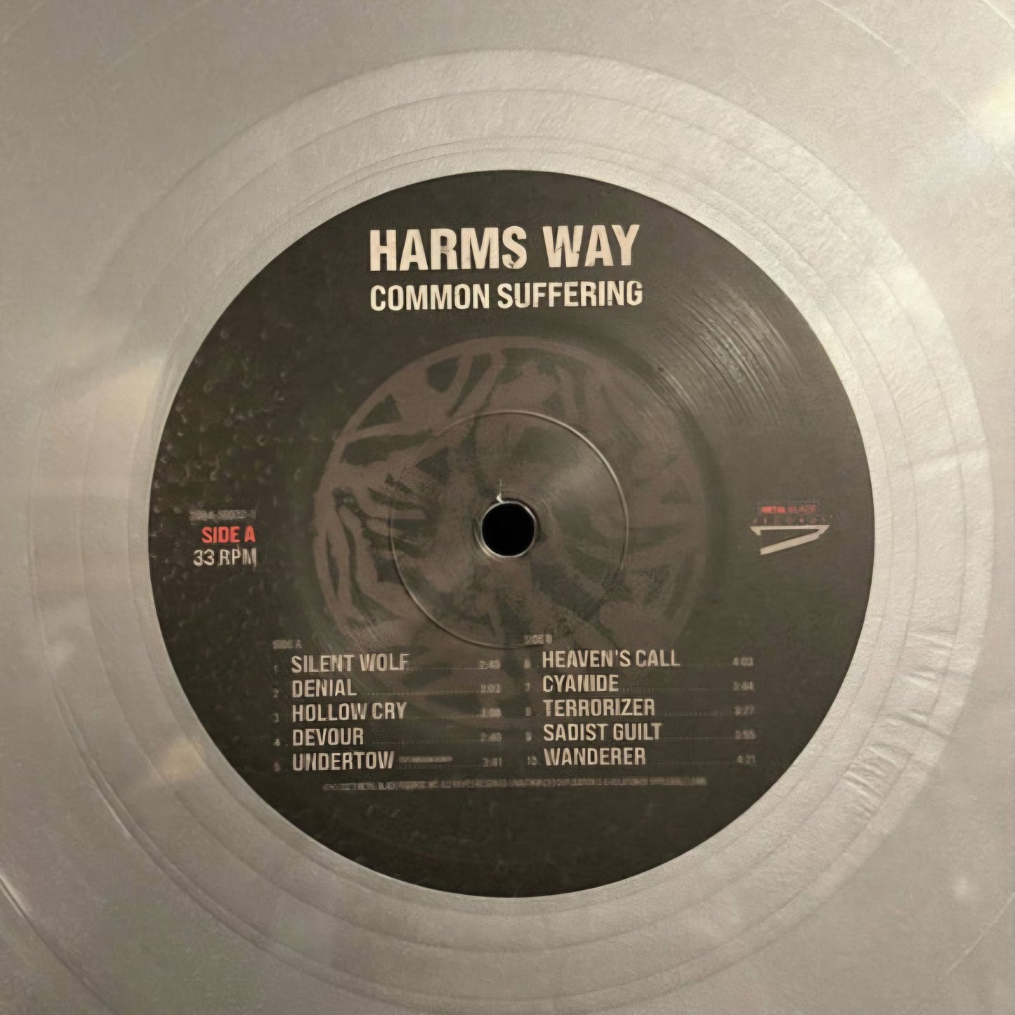 HARMS WAY : COMMON SUFFERING LTD LP 180G SILVER VINYL