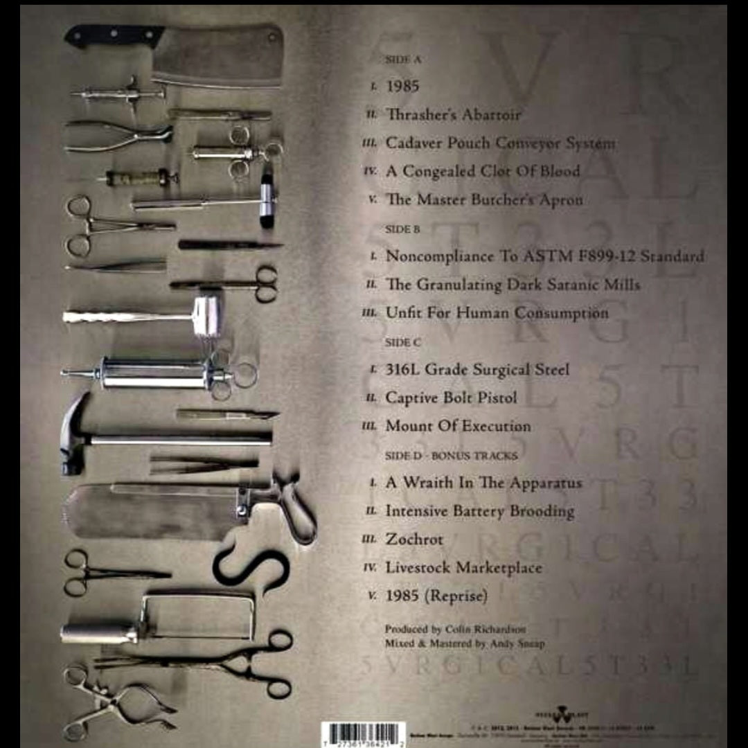 CARCASS : SURGICAL STEEL COMPLETE EDITION LTD 2LP 180G
