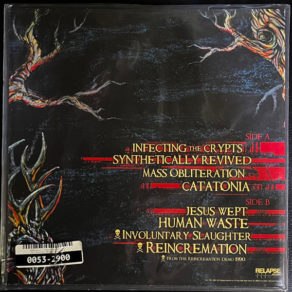 SUFFOCATION : HUMAN WASTE LTD LP 180G RED TAN BLUE SPLATTER VINYL