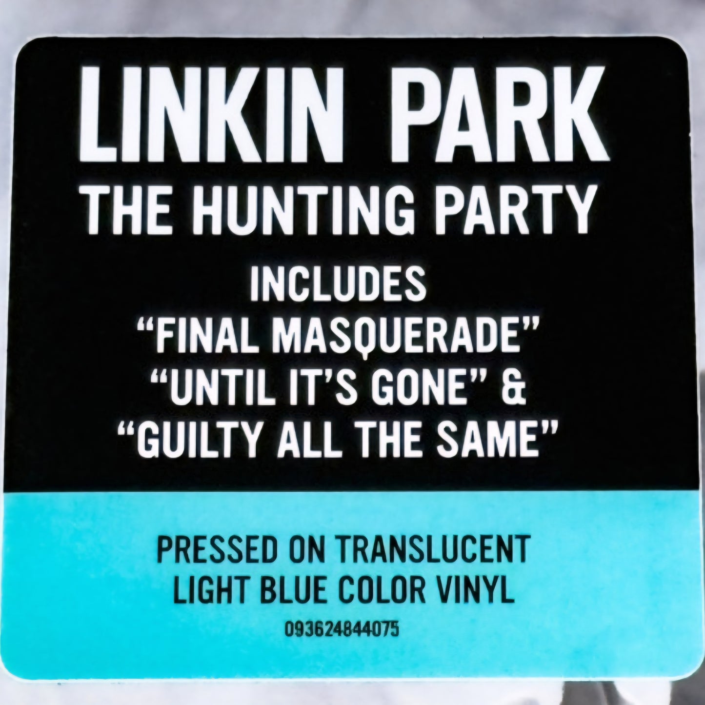 LINKIN PARK : THE HUNTING PARTY LTD 2LP 180G LIGHT BLUE VINYL