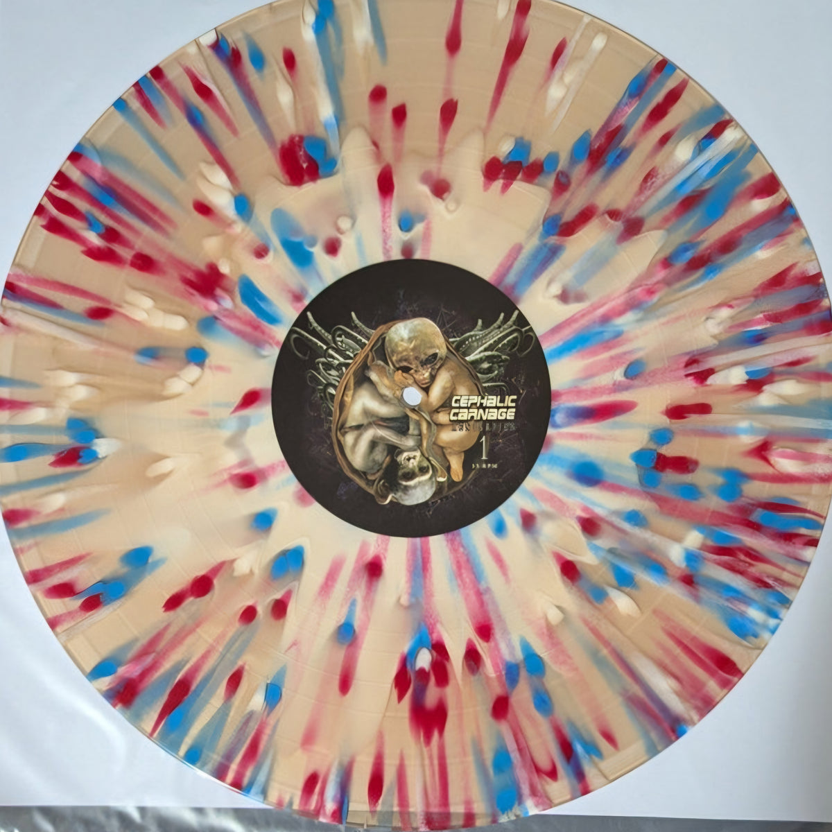 CEPHALIC CARNAGE : XENOSAPIEN LTD LP 180G CUSTOM SPLATTER VINYL
