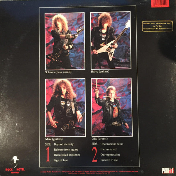 DESTRUCTION : RELEASE FROM AGONY LP 180G