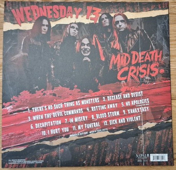 WEDNESDAY 13 : MID DEATH CRISIS LP 180G