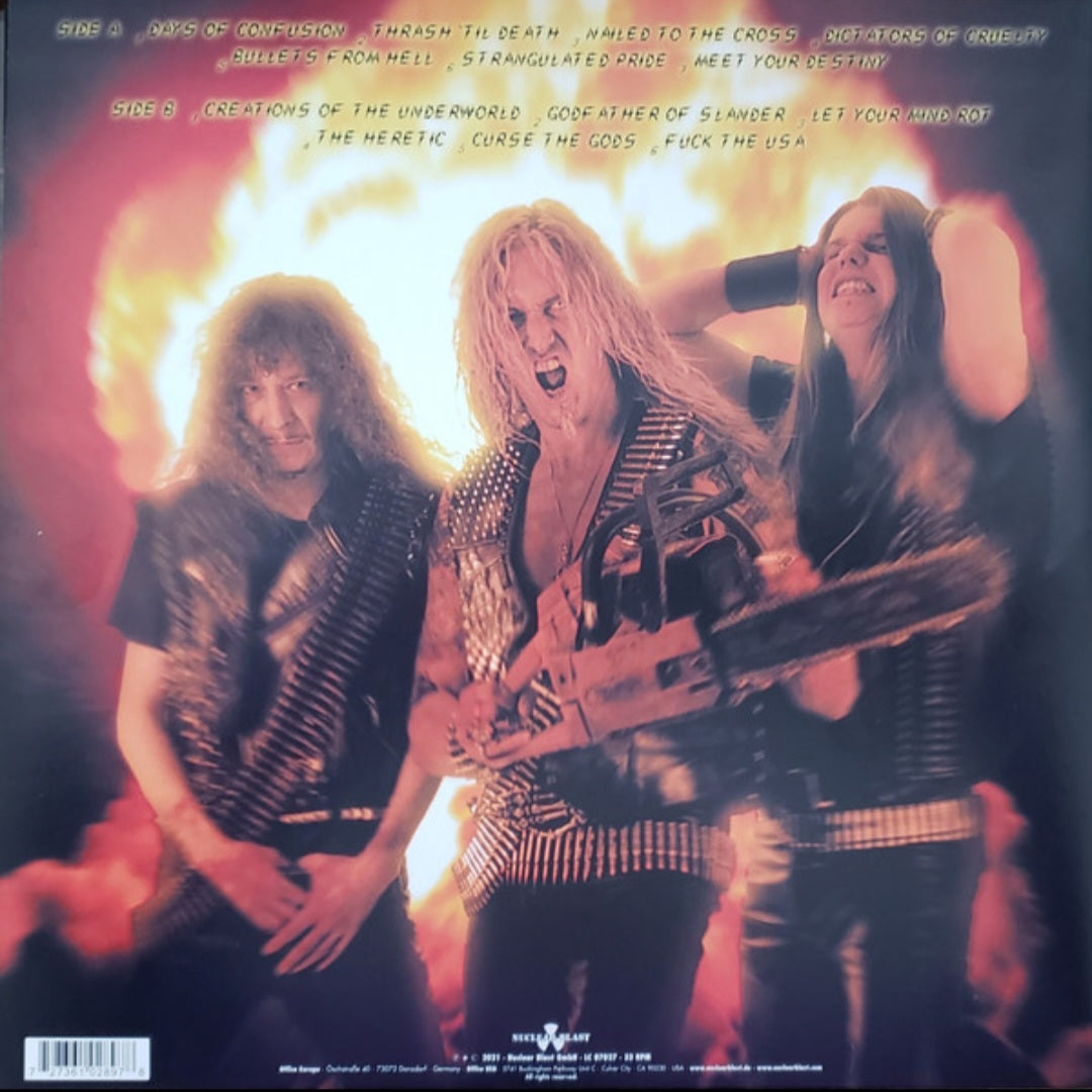 DESTRUCTION : THE ANTICHRIST LTD LP 180G SUNBURST YELLOW & RED VINYL