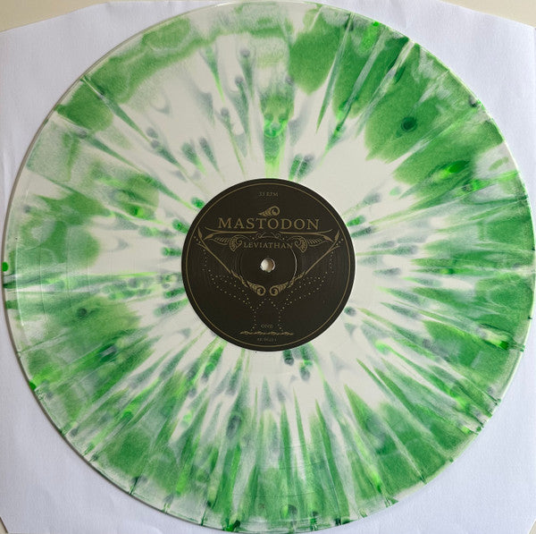 MASTODON : LEVIATHAN LTD DELUXE EDITION GREEN WHITE SPLATTER VINYL