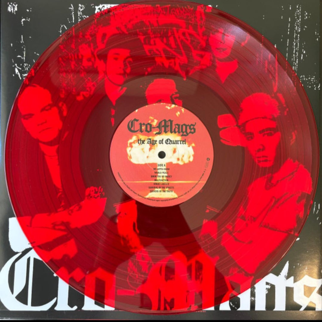 CRO MAGS : THE AGE OF QUARREL LTD LP 180G RED VINYL