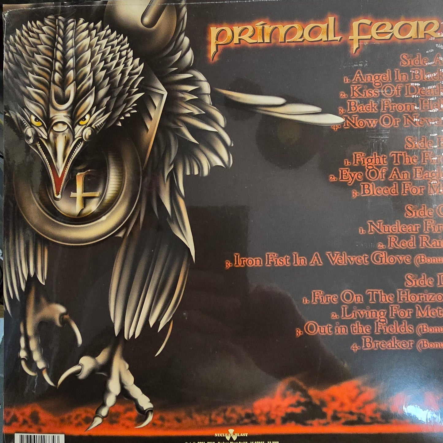 PRIMAL FEAR : NUCLEAR FIRE LTD 2LP 180G MARBLED VINYL