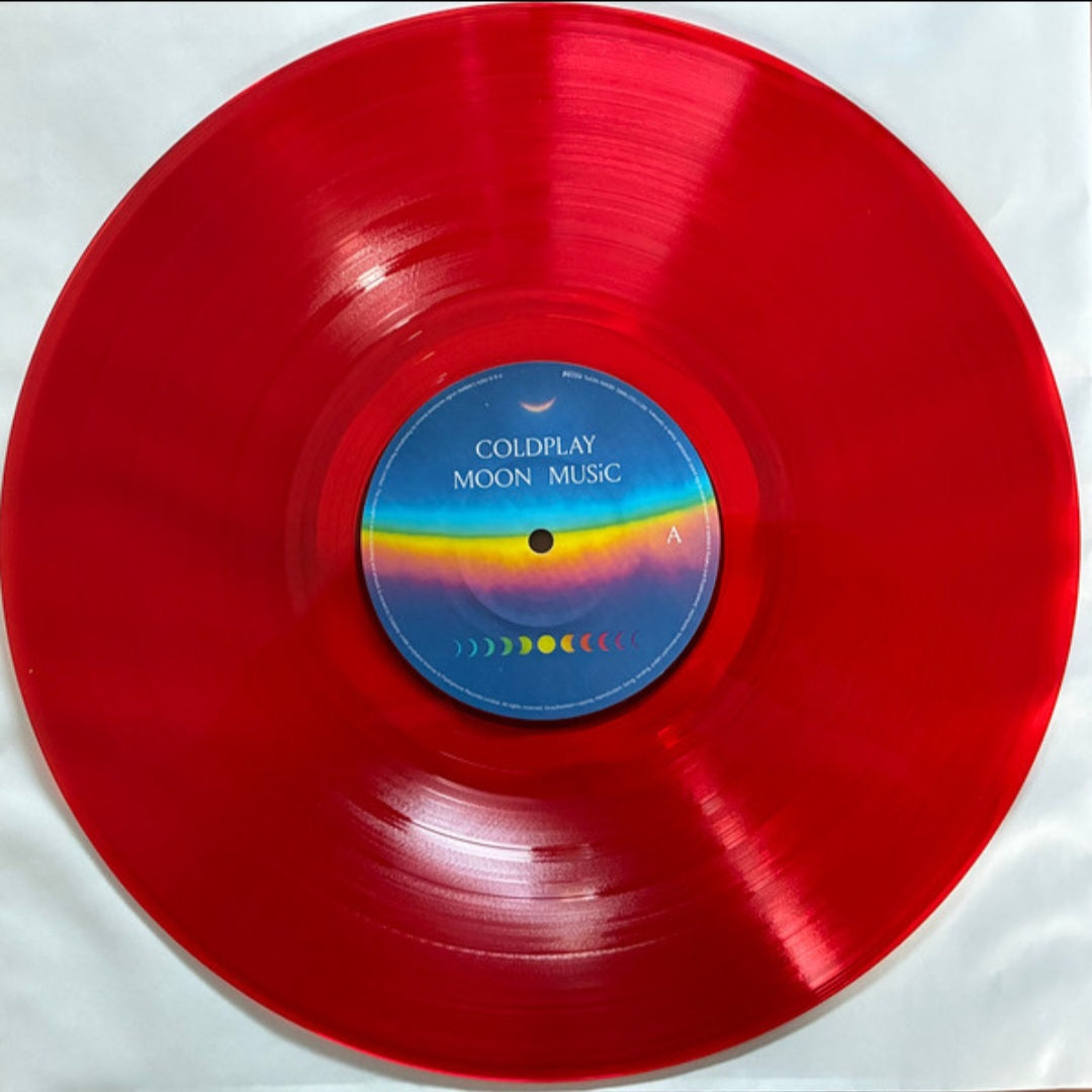 COLDPLAY : MOON MUSIC LTD LP 180G RED VINYL