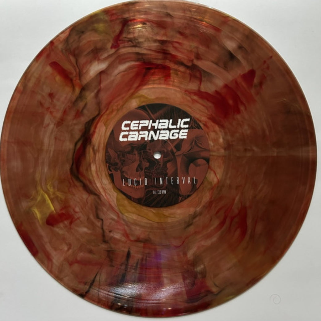 CEPHALIC CARNAGE : LUCID INTERVAL LTD LP 180G CUSTOM MARBLED VINYL