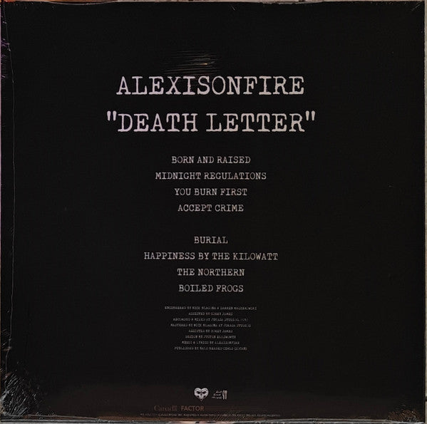 ALEXISONFIRE : DEATH LETTER LP 180G