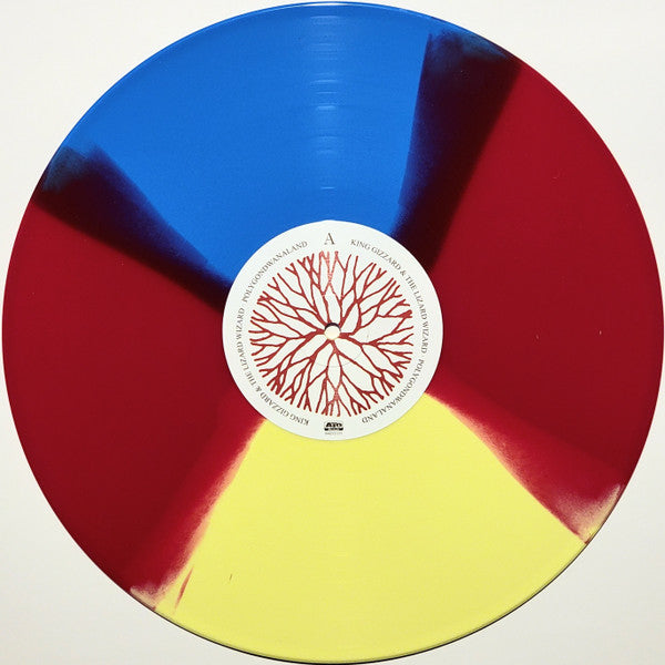 KING GIZZARD AND THE LIZARD WIZARD : POLYGONDWANALAND LTD LP 180G 4 WAY COLOURED VINYL INC POSTER