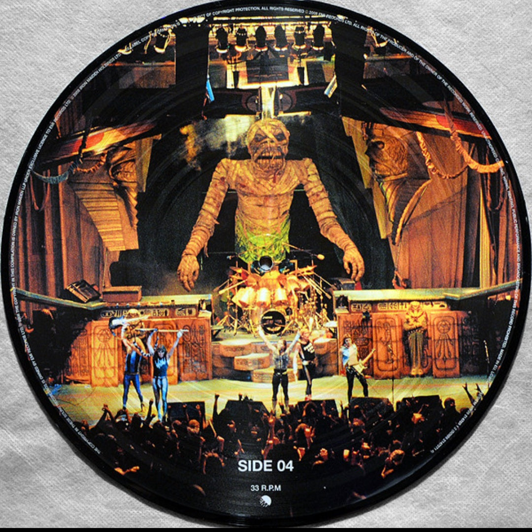 IRON MAIDEN : SOMEWHERE BACK IN TIME THE BEST OF 1980-1989 LTD 2LP 180G PICTURE DISC