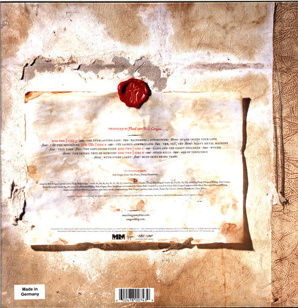 SMASHING PUMPKINS : MACHINA / THE MACHINES OF GOD 2LP 180G