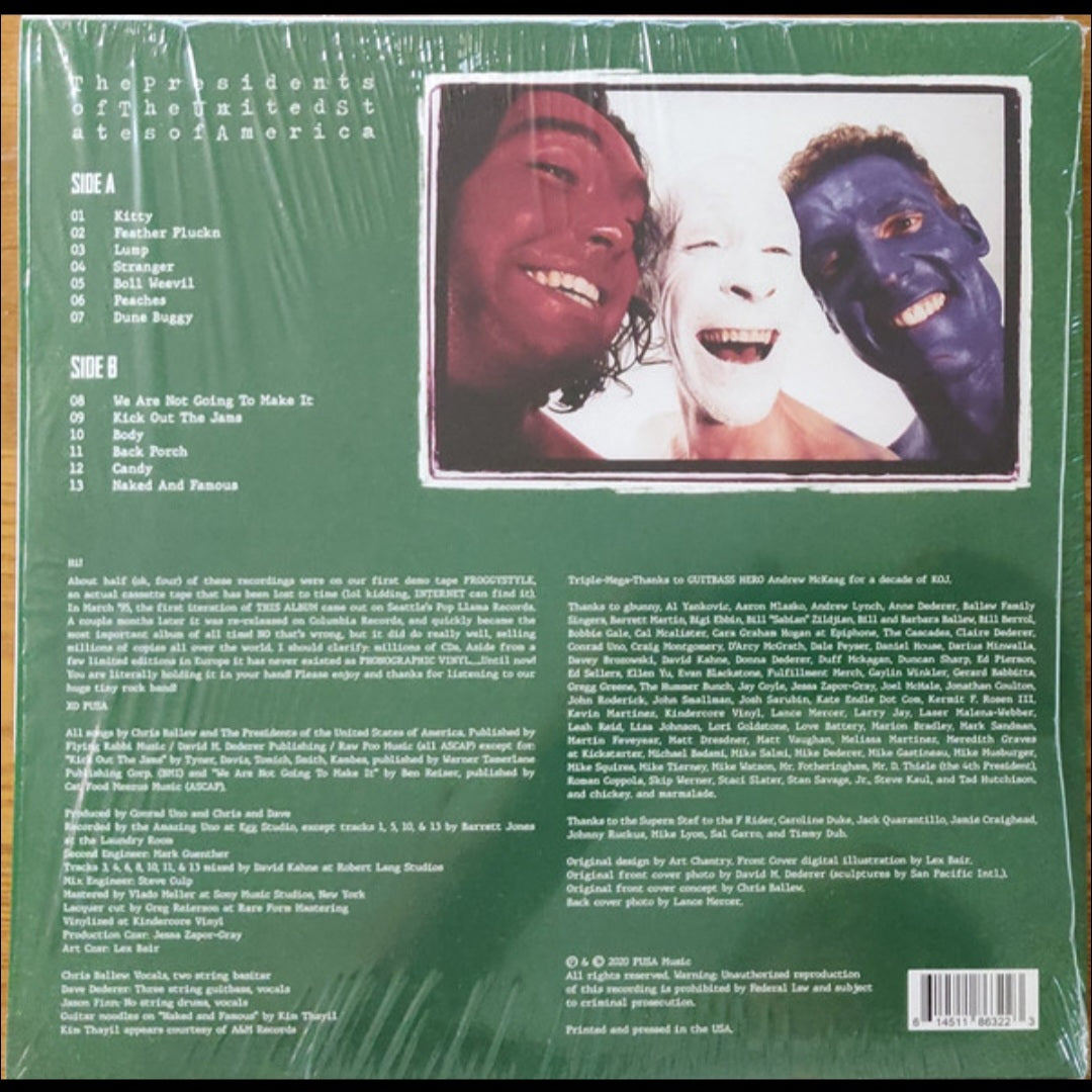 THE PRESIDENTS OF THE UNITED STATES OF AMERICA : THE PRESIDENTS OF THE UNITED STATES OF AMERICA LP 180G