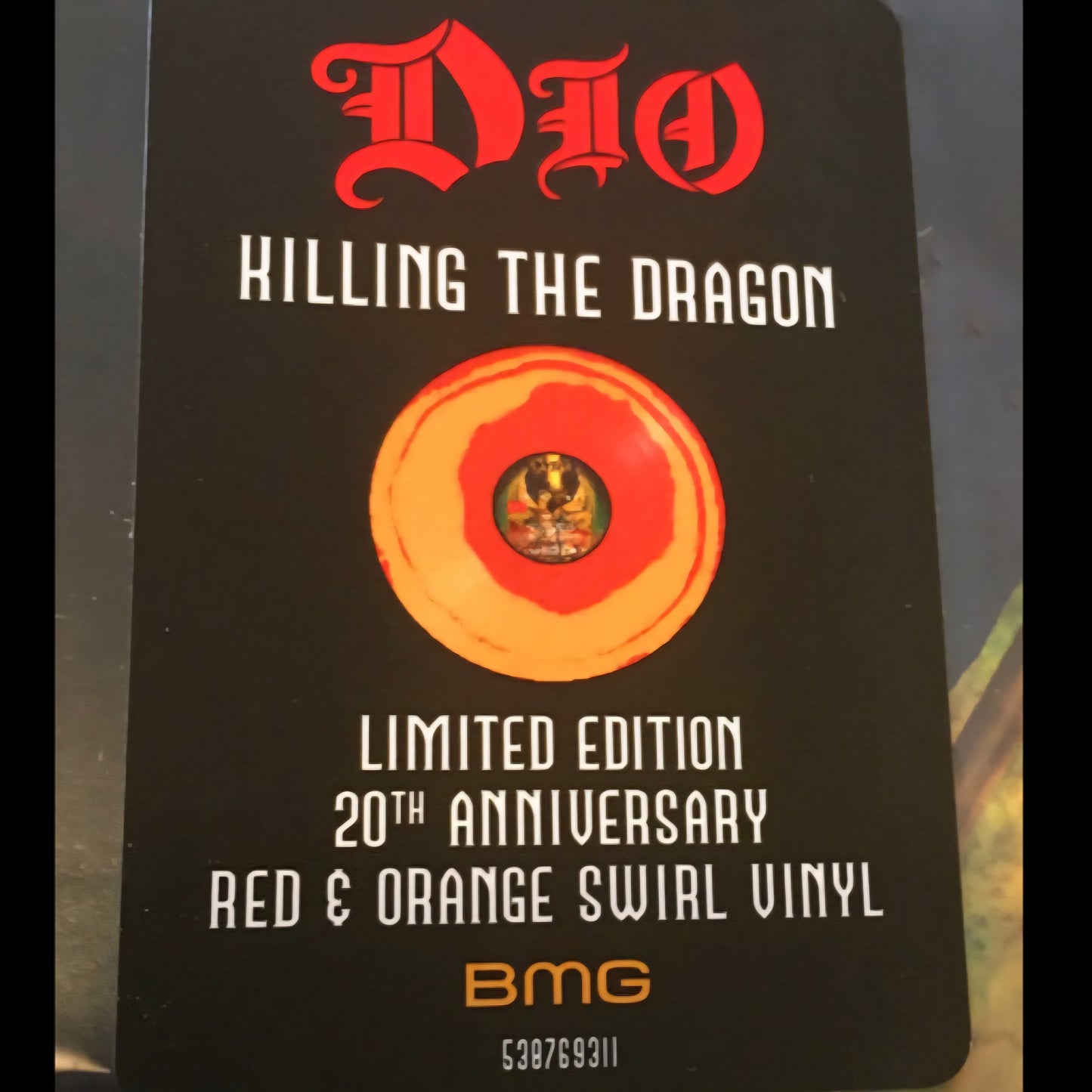 DIO : KILLING THE DRAGON LTD 20TH ANNIVERSARY LP 180G RED ORANGE SWIRL VINYL