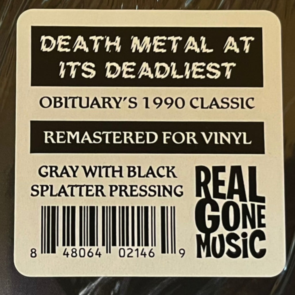 OBITUARY : CAUSE OF DEATH LTD LP 180G BLACK GREY SPLATTER VINYL