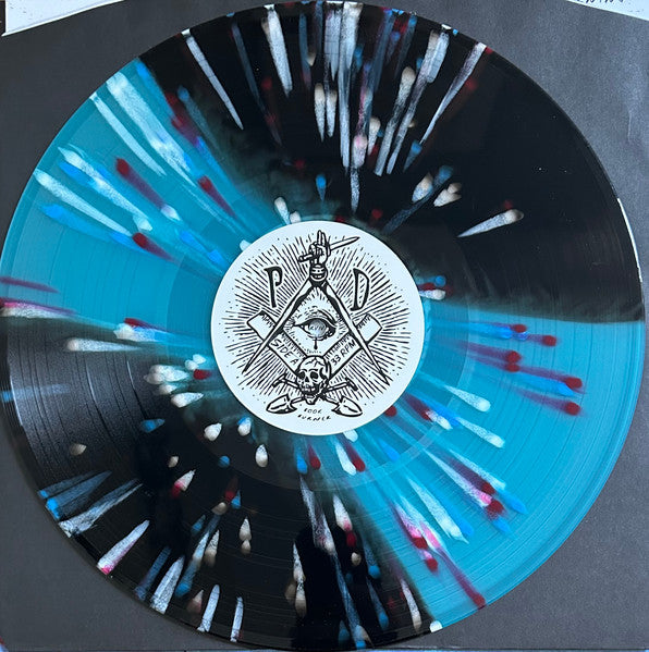 PIG DESTROYER : BOOK BURNER LTD LP 180G BLUE BLACK STRIPE SPLATTER VINYL