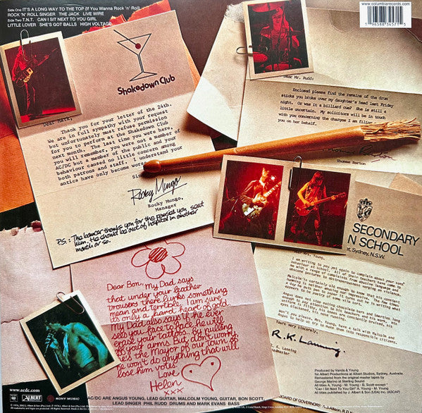 AC/DC : HIGH VOLTAGE LP 180G