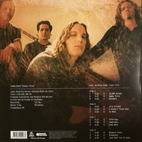 CANDLEBOX : HAPPY PILLS 2LP 180G