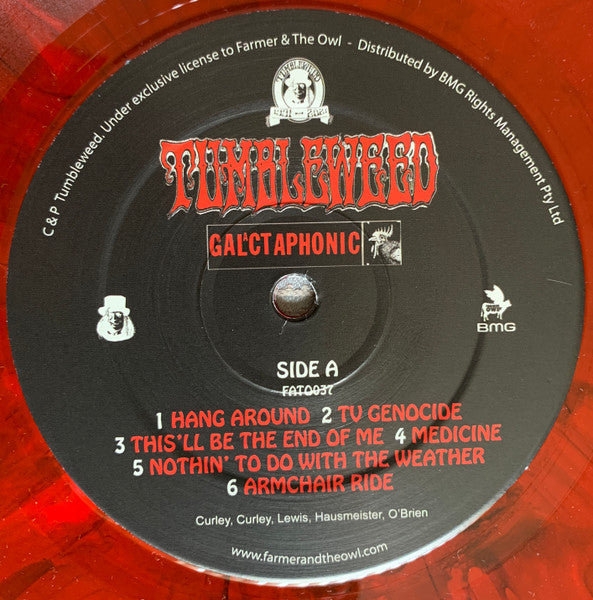 TUMBLEWEED : GALACTAPHONIC LTD LP 180G RED BLACK SWIRL VINYL