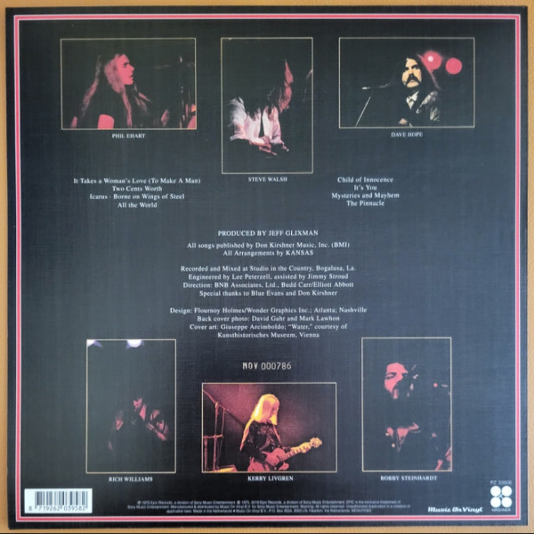 KANSAS : MASQUE LP 180G