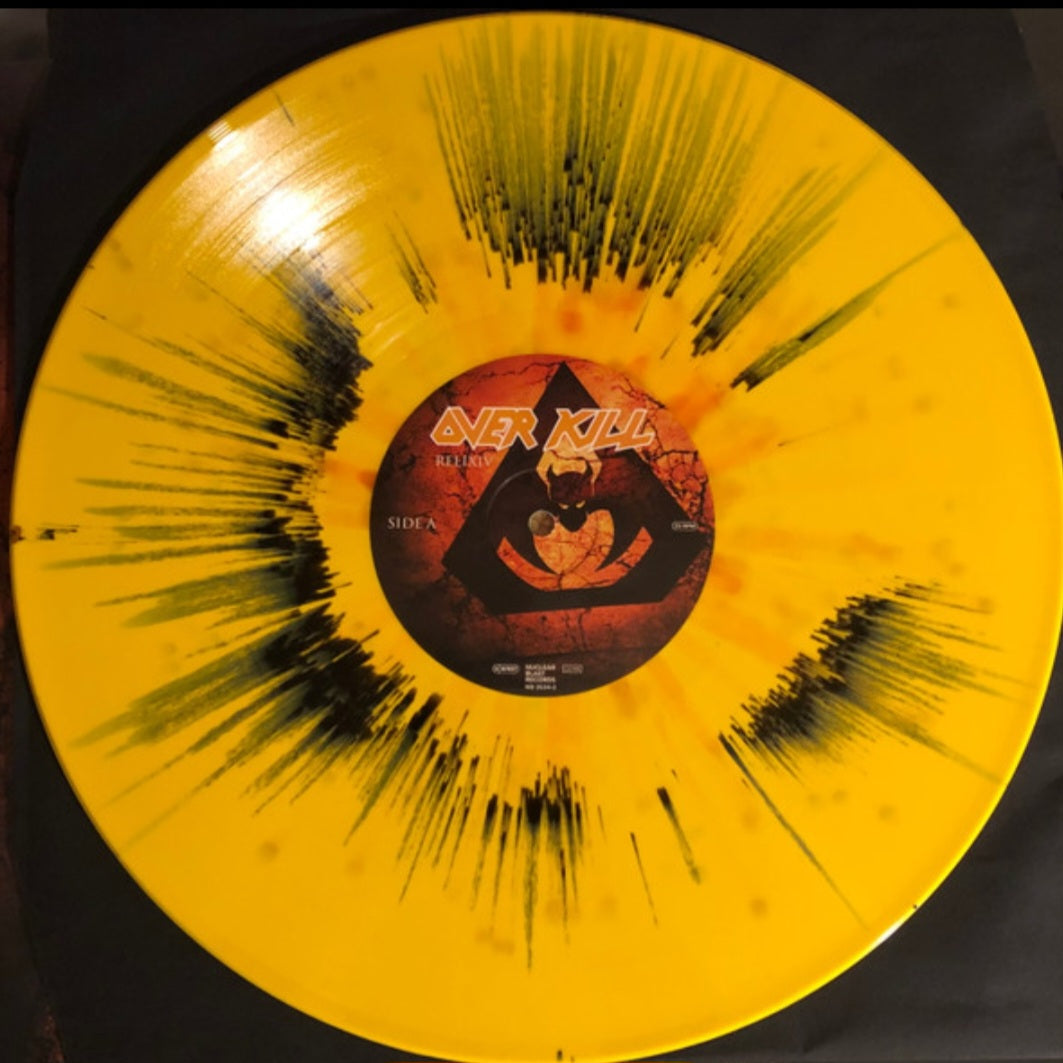 OVERKILL : RELIXIV LTD LP 180G YELLOW BLACK SPLATTER VINYL