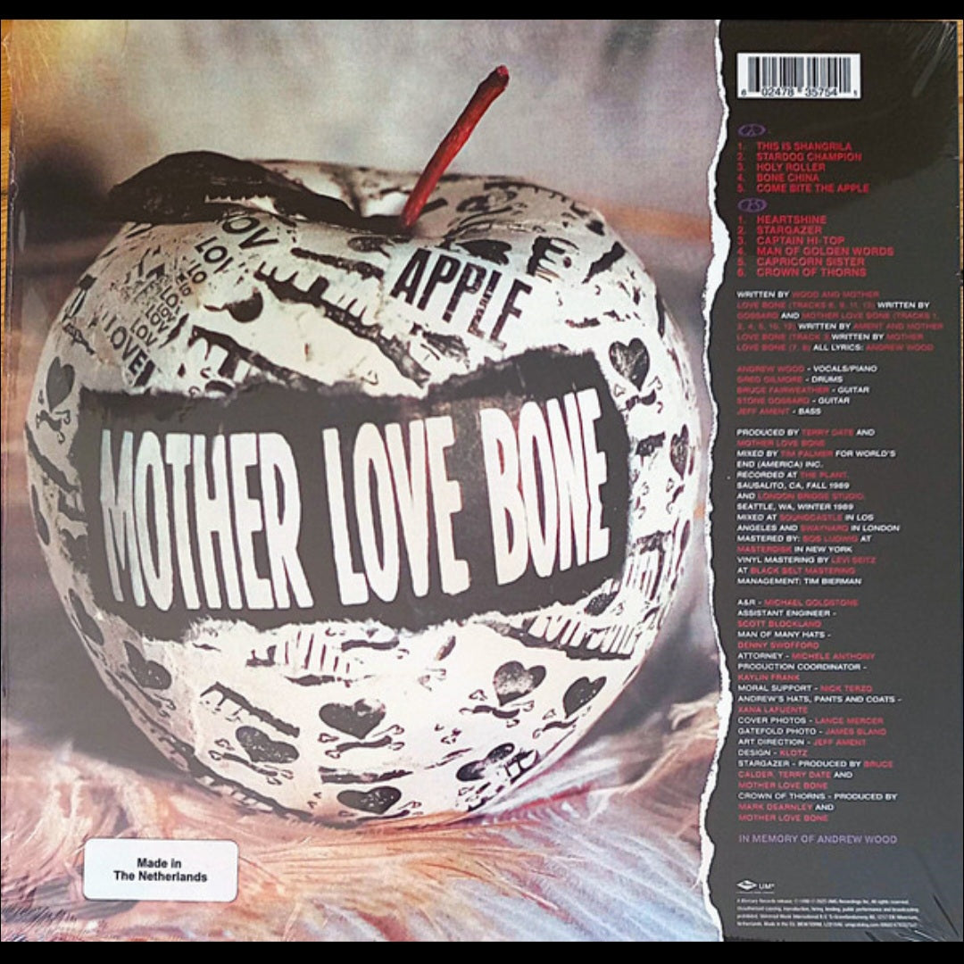 MOTHER LOVE BONE : APPLE 35TH ANNIVERSARY LP 180G