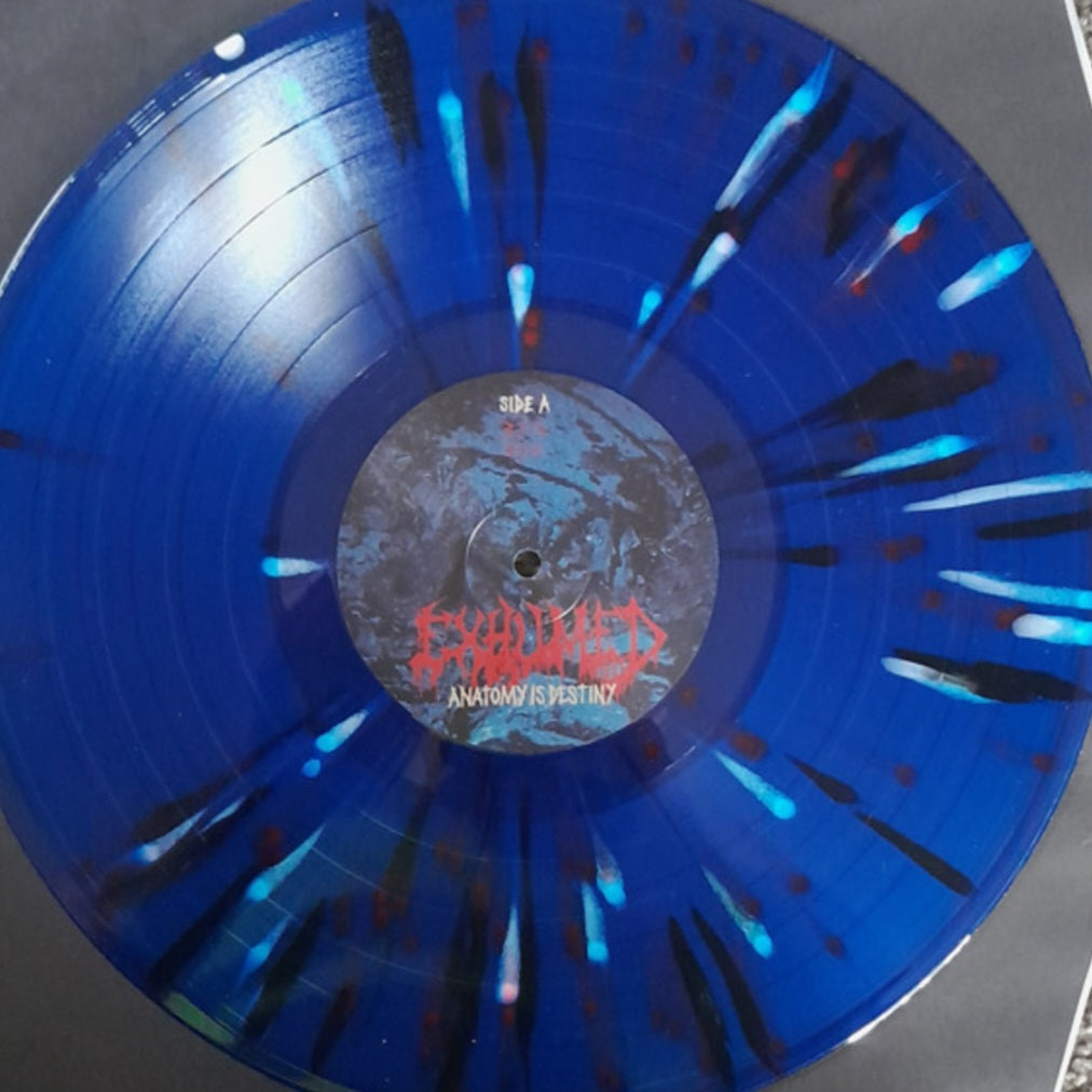 EXHUMED : ANATOMY IS DESTINY LTD LP 180G ROYAL BLUE SPLATTER VINYL