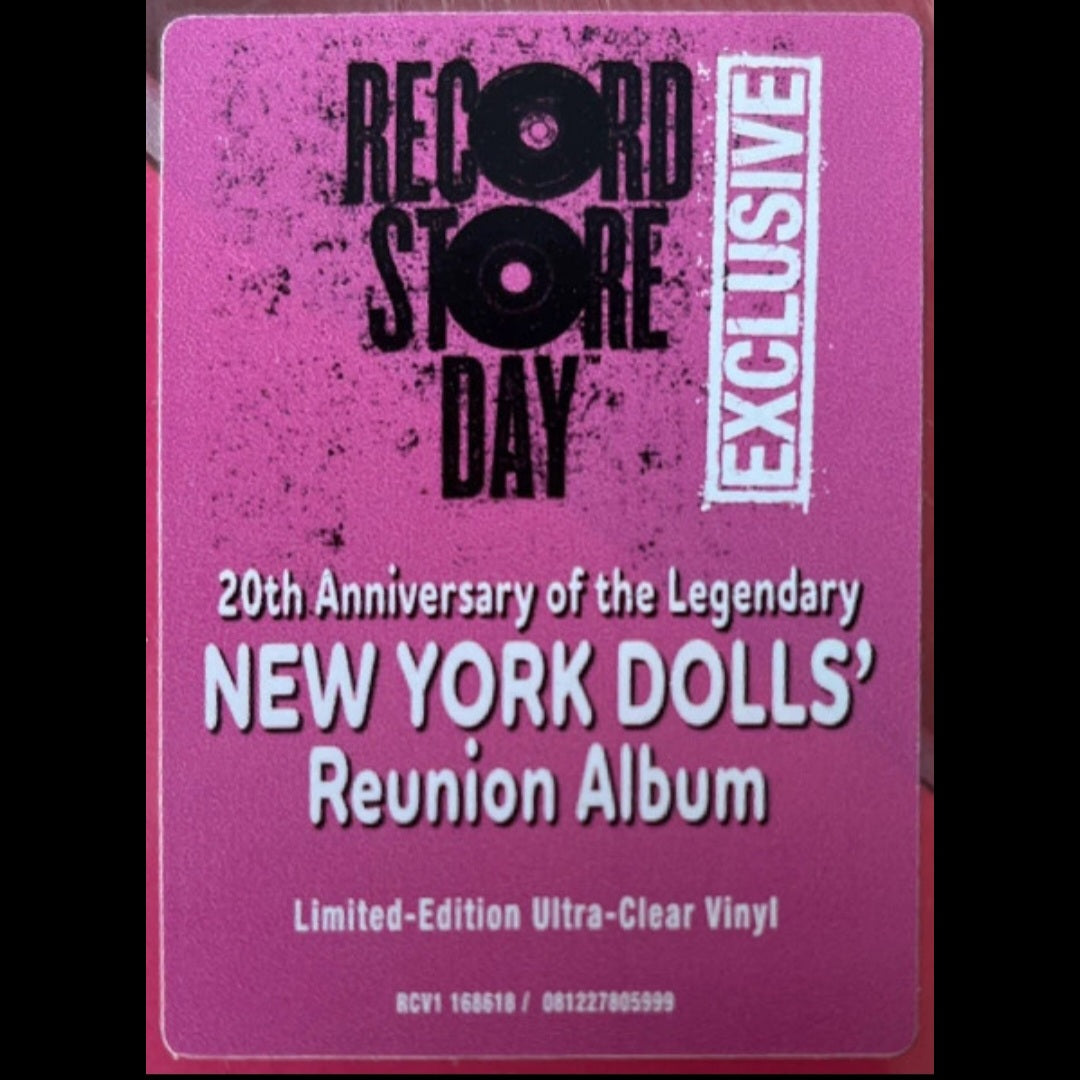 NEW YORK DOLLS : ONE DAY IT WILL PLEASE US TO REMEMBER EVEN THIS LTD RSD 2LP ULTRA CLEAR VINYL