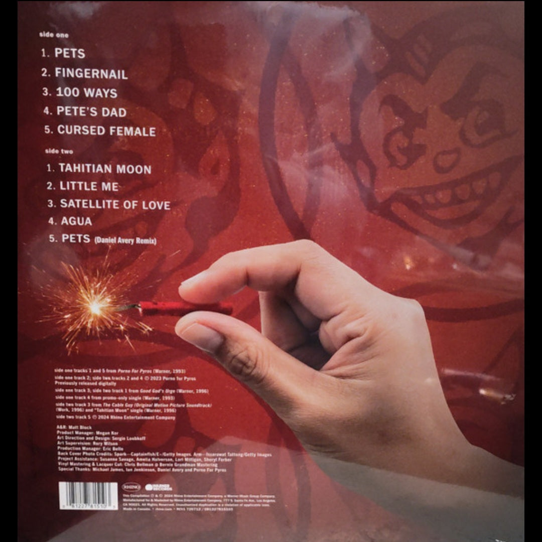 PORNO FOR PYROS : PYROTECHNICS LATEST & GREATEST LTD LP 180G MULTI COLOURED VINYL