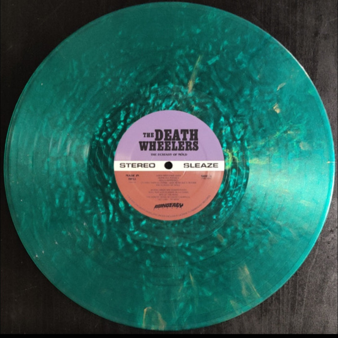 THE DEATH WHEELERS : THE ECSTASY OF MOLD LTD LP 180G GREEN GOLD VINYL