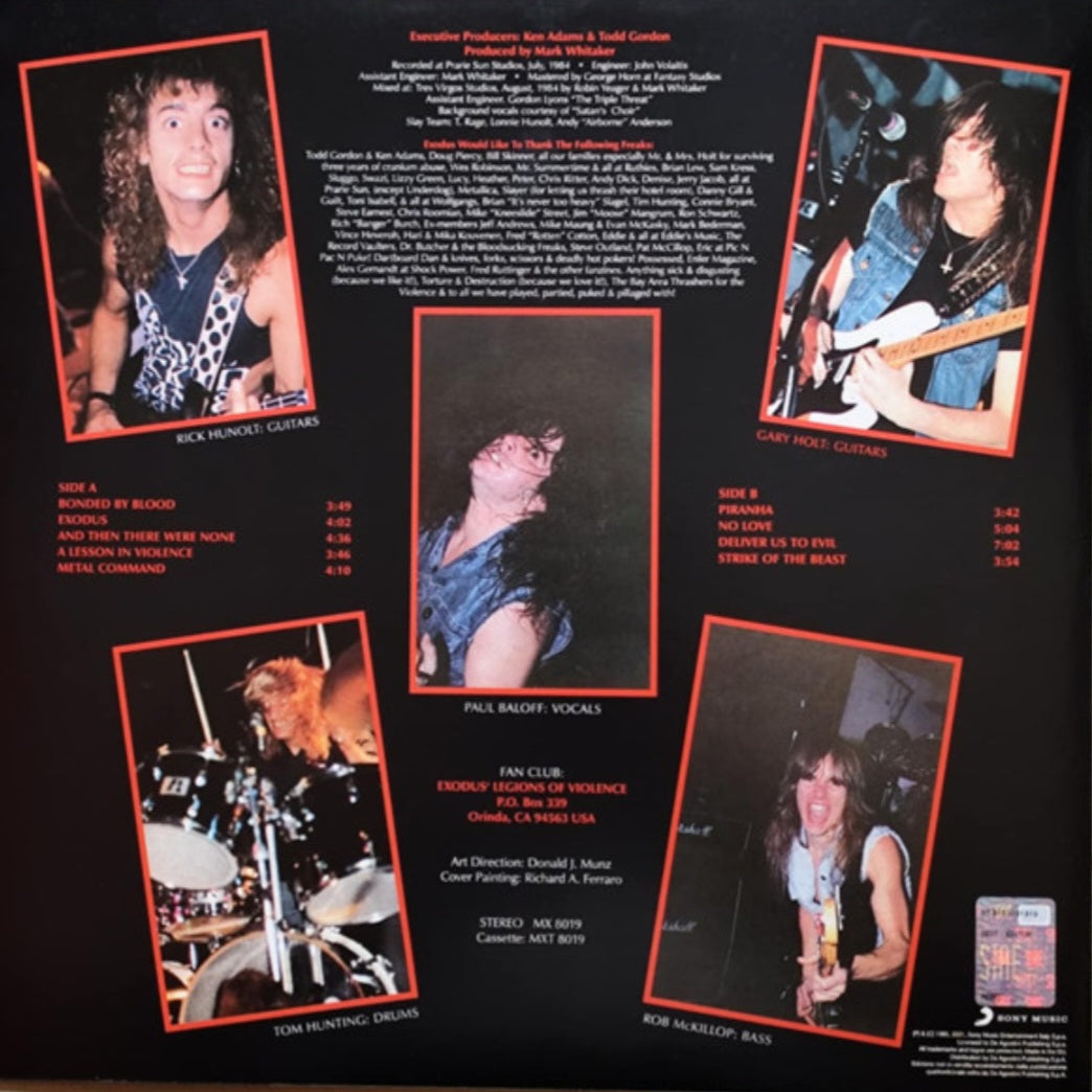 EXODUS : BONDED BY BLOOD LP 180G