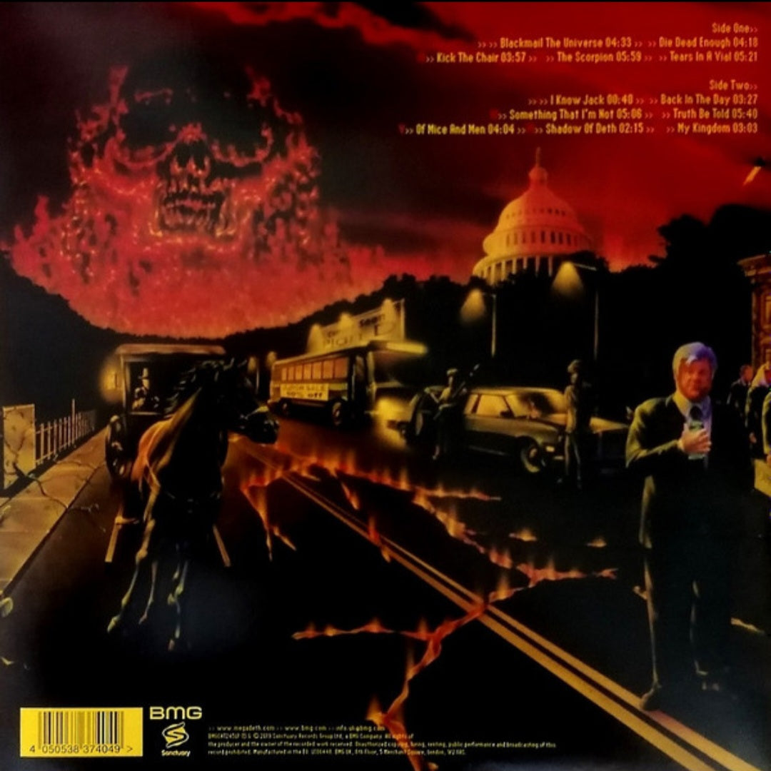 MEGADETH : THE SYSTEM HAS FAILED LP 180G