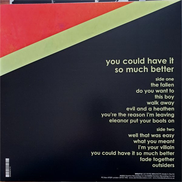 FRANZ FERDINAND : YOU COULD HAVE IT SO MUCH BETTER LP 180G