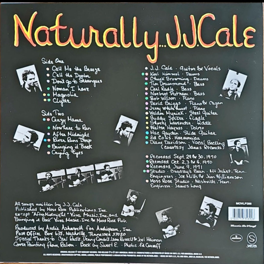 JJ CALE : NATURALLY LP 180G