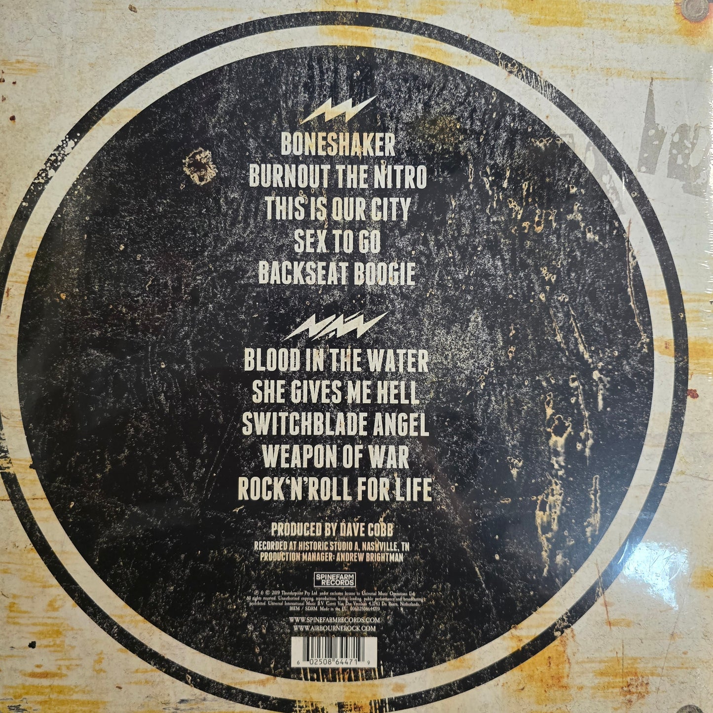 AIRBOURNE : BONESHAKER LP 180G