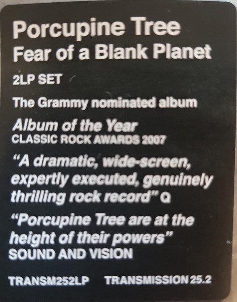 PORCUPINE TREE : FEAR OF A BLANK PLANET 2LP 180G
