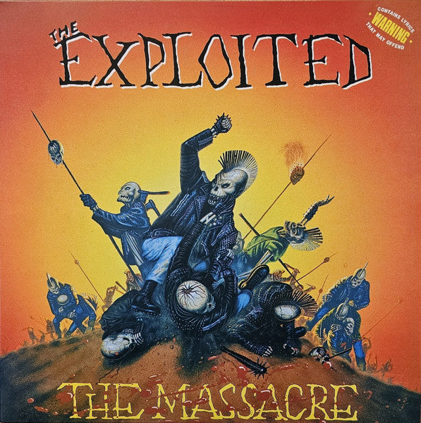 THE EXPLOITED : THE MASSACRE LTD 2LP 180G TRANSLUCENT BLUE VINYL