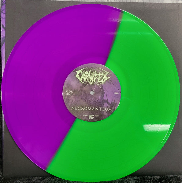 CARNIFEX : NECROMANTEUM LTD LP 180G GREEN PURPLE SPLIT VINYL